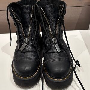 Black Leather Women's Dr. Martens
